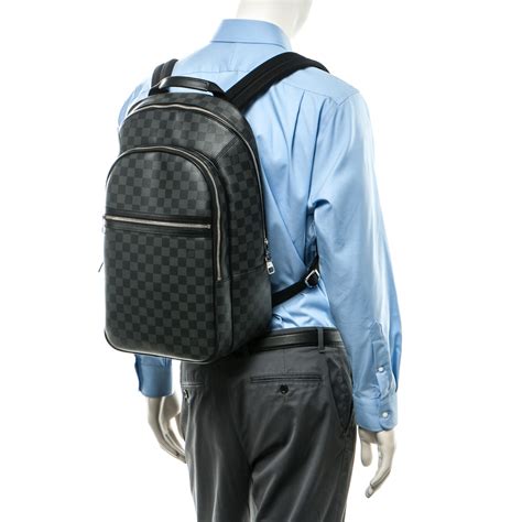 louis vuitton michael backpack damier graphite|louis vuitton canvas backpack.